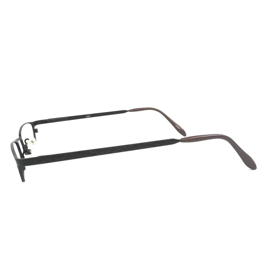 ogi Petite Eyeglasses Frames 2146 COL. 560 Black Rectangle Wire Rim 40-21-135
